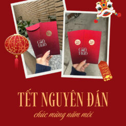 Lì xì nhũ kim tuyến Phúc Tài Lộc - Tết Nguyên Đán 2026