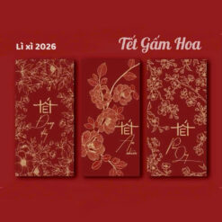 Lì xì 2026 Tết Gấm Hoa